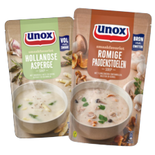 Unox soep in zak